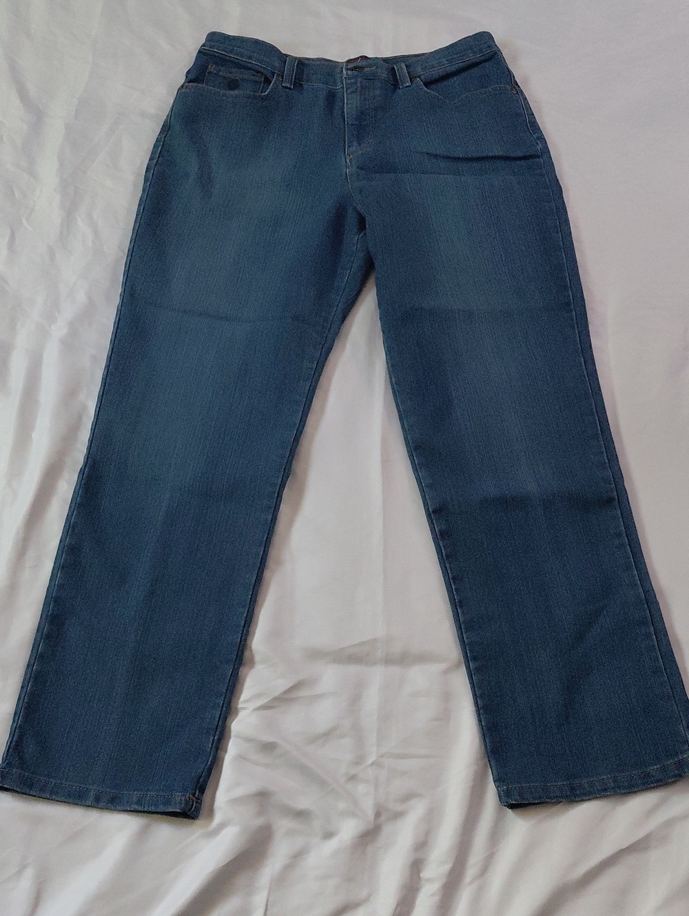 Gloria Vanderbilt Amanda Medium Wash Denim Jeans Size 12